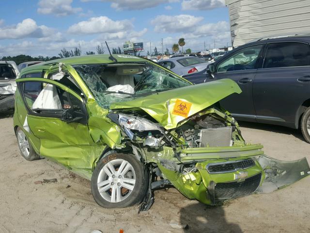 KL8CD6S9XDC535849 - 2013 CHEVROLET SPARK 1LT GREEN photo 1