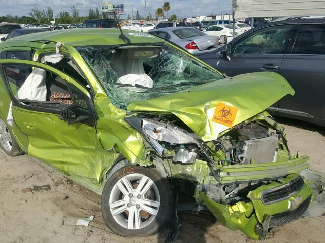 KL8CD6S9XDC535849 - 2013 CHEVROLET SPARK 1LT Зеленый фото 9