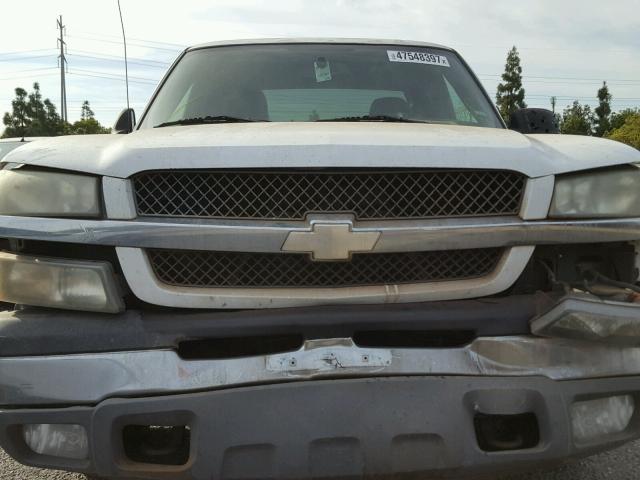 2GCEC19T041269366 - 2004 CHEVROLET SILVERADO WHITE photo 9