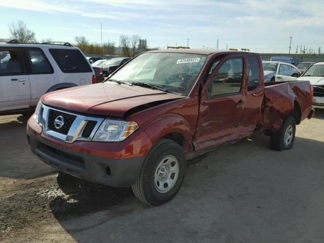 1N6BD0CT4HN706211 - 2017 NISSAN FRONTIER S RED photo 2