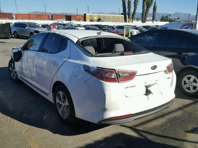 KNAGM4AD7G5099678 - 2016 KIA OPTIMA HYB WHITE photo 3