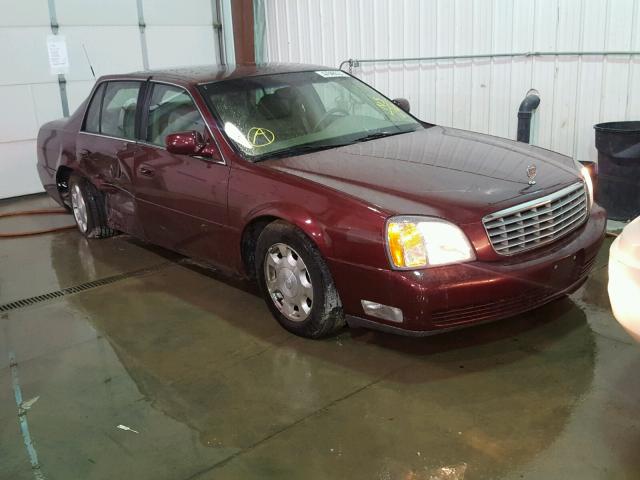 1G6KD54Y52U216564 - 2002 CADILLAC DEVILLE MAROON photo 1