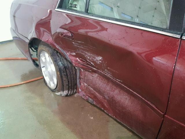 1G6KD54Y52U216564 - 2002 CADILLAC DEVILLE MAROON photo 9