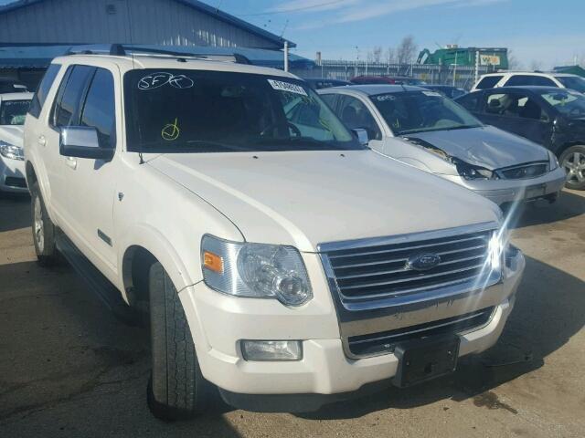 1FMEU75847UA52926 - 2007 FORD EXPLORER L WHITE photo 1