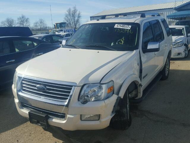 1FMEU75847UA52926 - 2007 FORD EXPLORER L WHITE photo 2