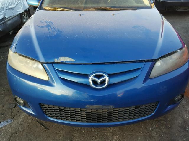 1YVHP84C165M04156 - 2006 MAZDA 6 I BLUE photo 10