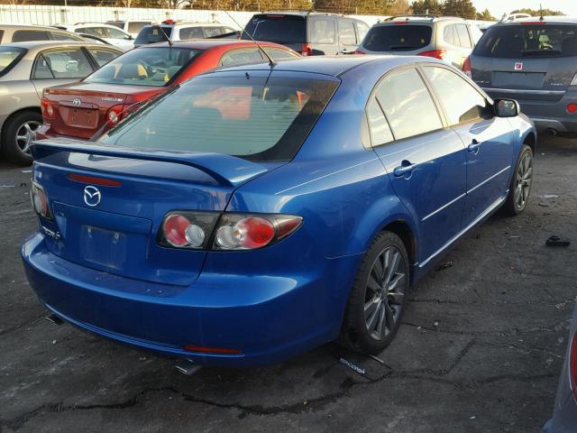 1YVHP84C165M04156 - 2006 MAZDA 6 I BLUE photo 4