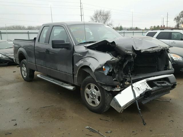 1FTEX1EM2DFB52562 - 2013 FORD F150 SUPER GRAY photo 1