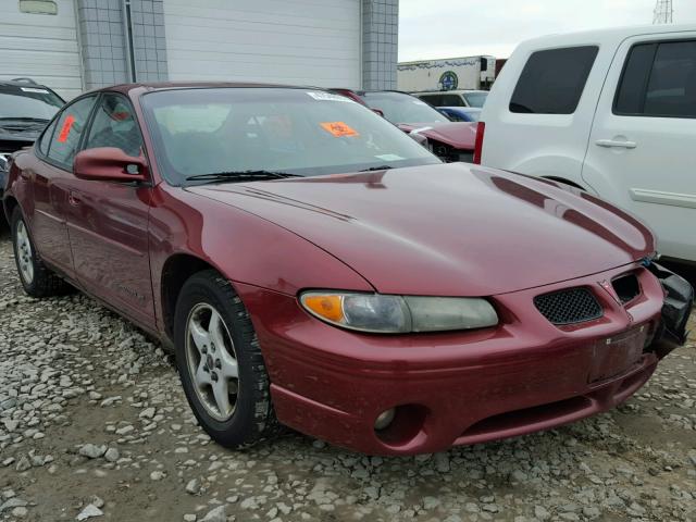 1G2WK52J02F260054 - 2002 PONTIAC GRAND PRIX RED photo 1