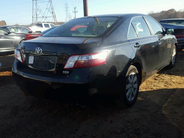 4T1BB46K78U036173 - 2008 TOYOTA CAMRY HYBR BLACK photo 4