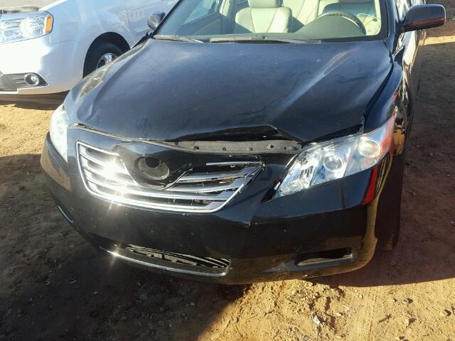 4T1BB46K78U036173 - 2008 TOYOTA CAMRY HYBR BLACK photo 9