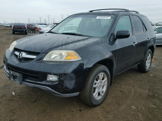 2HNYD18924H546486 - 2004 ACURA MDX TOURIN BLACK photo 2