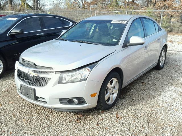 1G1PF5SC7C7163878 - 2012 CHEVROLET CRUZE LT SILVER photo 2