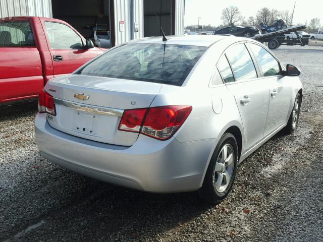 1G1PF5SC7C7163878 - 2012 CHEVROLET CRUZE LT SILVER photo 4