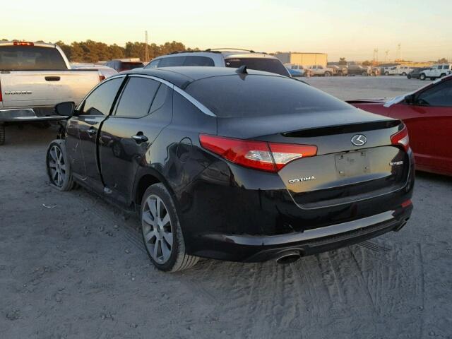 5XXGR4A61DG110977 - 2013 KIA OPTIMA SX BLACK photo 3