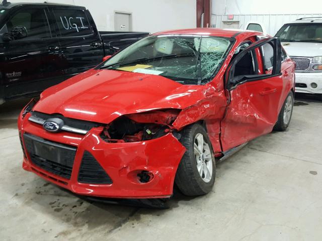 1FADP3F25EL109024 - 2014 FORD FOCUS SE RED photo 2