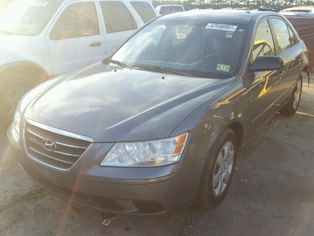 5NPET46C19H425507 - 2009 HYUNDAI SONATA GLS GRAY photo 2