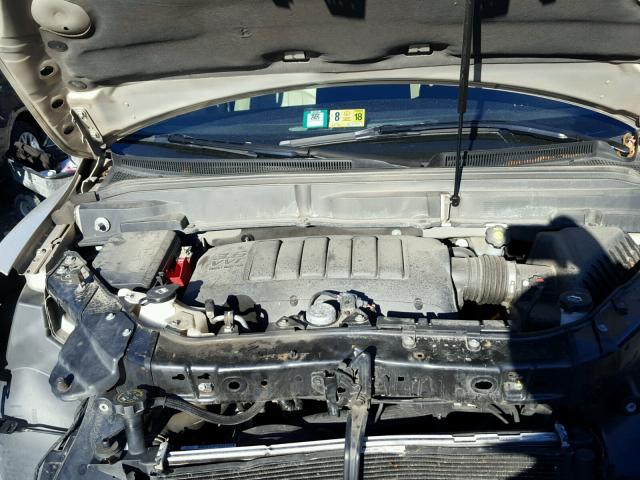 5GAKRCED0CJ181175 - 2012 BUICK ENCLAVE GOLD photo 7