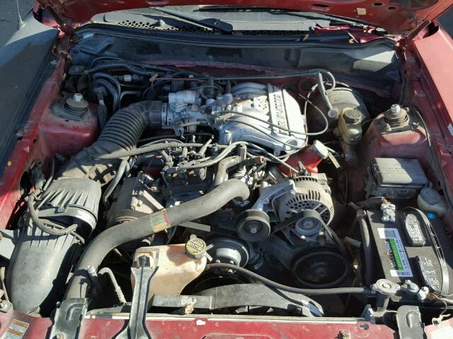 1FAFP4045WF234890 - 1998 FORD MUSTANG RED photo 7