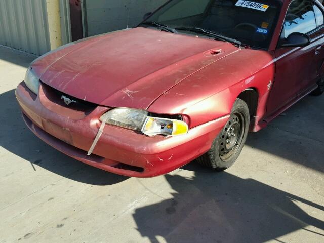 1FAFP4045WF234890 - 1998 FORD MUSTANG RED photo 9