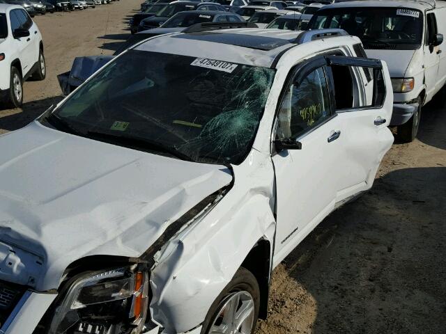 2CTFLXE55B6286117 - 2011 GMC TERRAIN SL WHITE photo 9