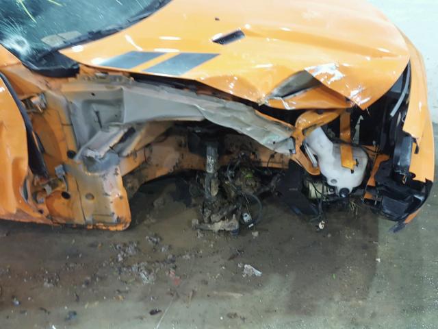 2C3CDYAG4EH139387 - 2014 DODGE CHALLENGER ORANGE photo 9