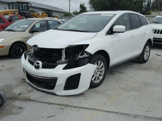 JM3ER2W50A0330904 - 2010 MAZDA CX-7 WHITE photo 2