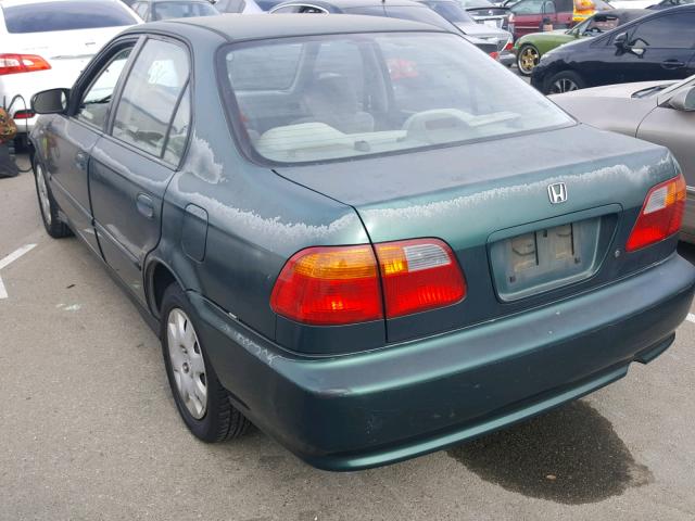 2HGEJ6612YH516164 - 2000 HONDA CIVIC BASE GREEN photo 3