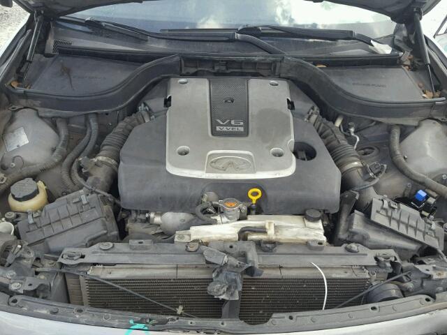 JNKCV61F99M352275 - 2009 INFINITI G37 GRAY photo 7