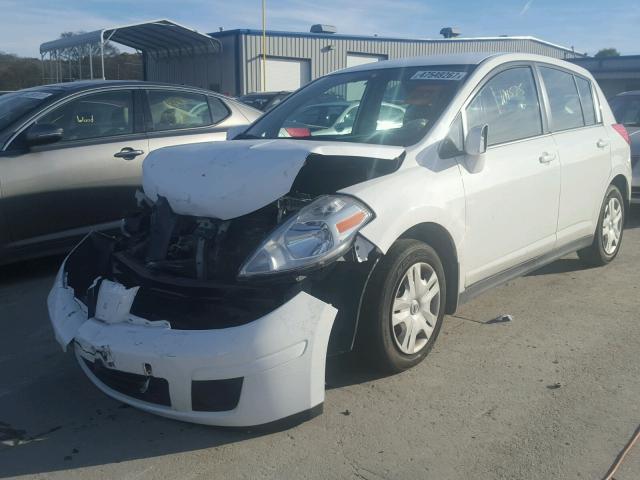 3N1BC1CP5BL381531 - 2011 NISSAN VERSA S WHITE photo 2