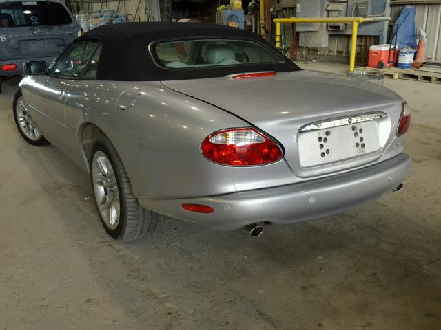 SAJDA42C62NA26206 - 2002 JAGUAR XK8 SILVER photo 3