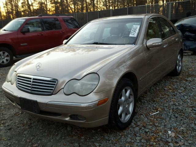 WDBRF64J53F297536 - 2003 MERCEDES-BENZ C 320 TAN photo 2