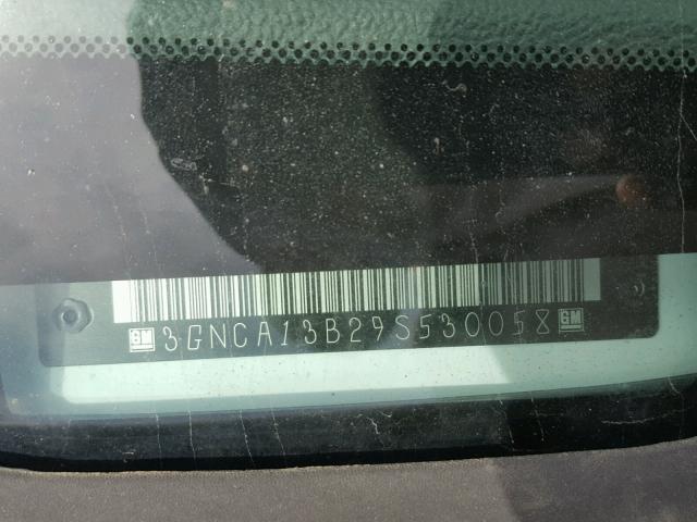 3GNCA13B29S530058 - 2009 CHEVROLET HHR LS Blanco foto 10