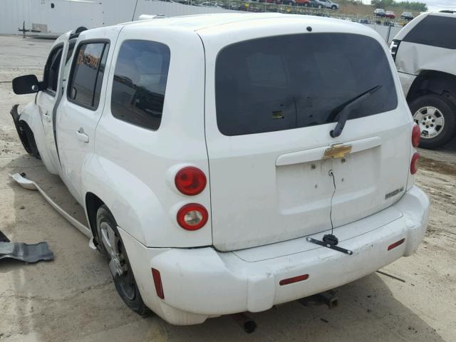 3GNCA13B29S530058 - 2009 CHEVROLET HHR LS Blanco foto 3