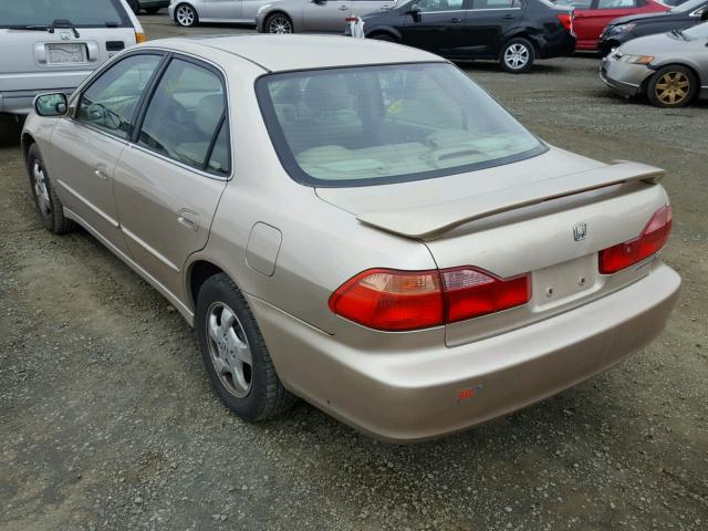 JHMCG6602YC031648 - 2000 HONDA ACCORD EX 金色 照片 3