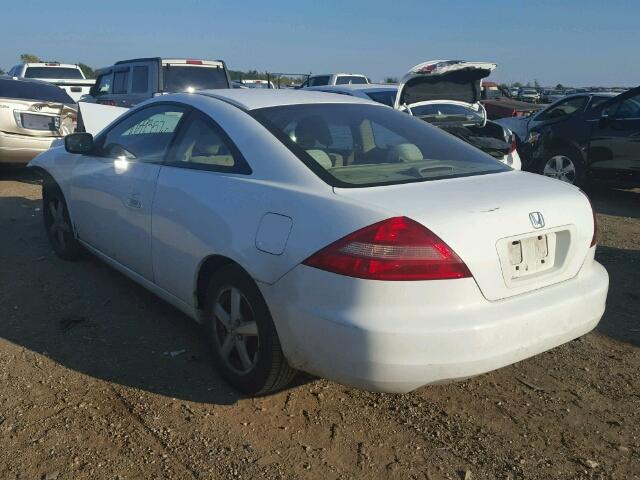 1HGCM72594A018775 - 2004 HONDA ACCORD EX WHITE photo 3