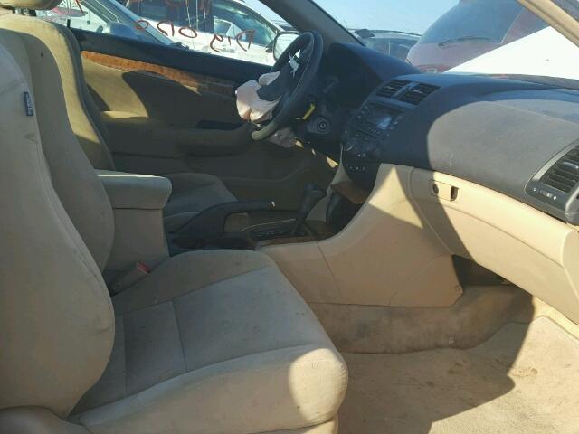 1HGCM72594A018775 - 2004 HONDA ACCORD EX WHITE photo 5