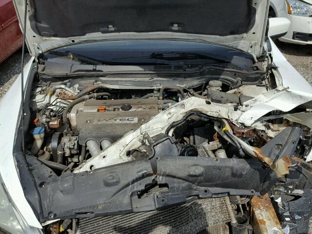 1HGCM72594A018775 - 2004 HONDA ACCORD EX WHITE photo 7