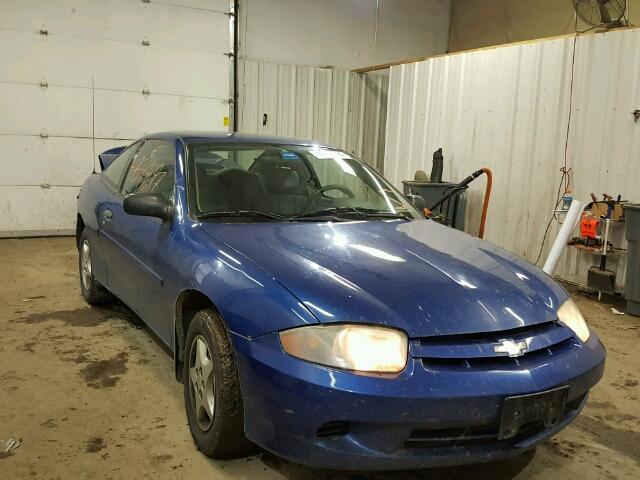 1G1JC12F047372804 - 2004 CHEVROLET CAVALIER BLUE photo 1