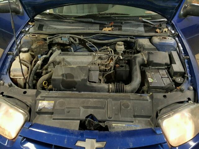 1G1JC12F047372804 - 2004 CHEVROLET CAVALIER BLUE photo 7