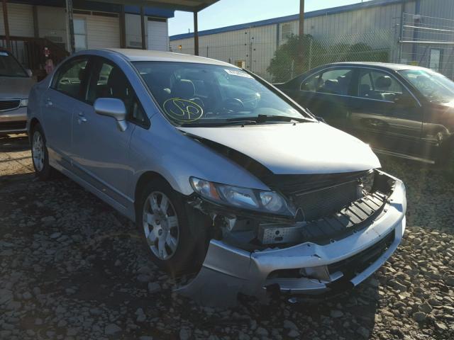 2HGFA1F58AH324439 - 2010 HONDA CIVIC LX SILVER photo 1