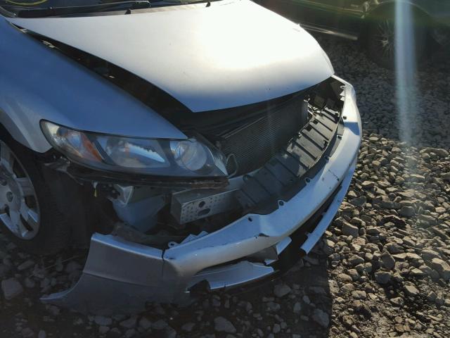 2HGFA1F58AH324439 - 2010 HONDA CIVIC LX SILVER photo 9