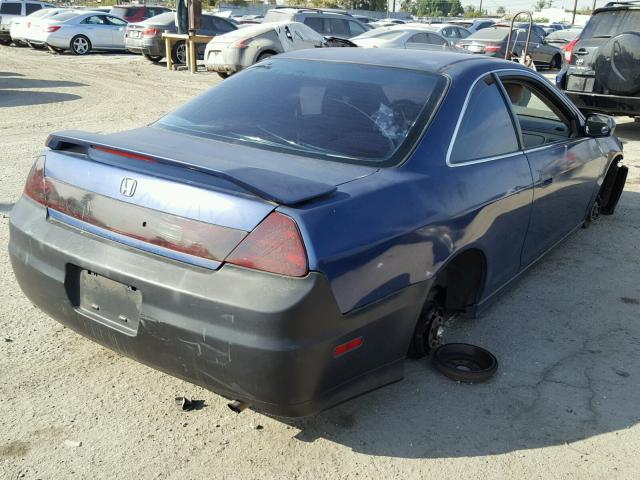 1HGCG324X1A033336 - 2001 HONDA ACCORD LX BLUE photo 4