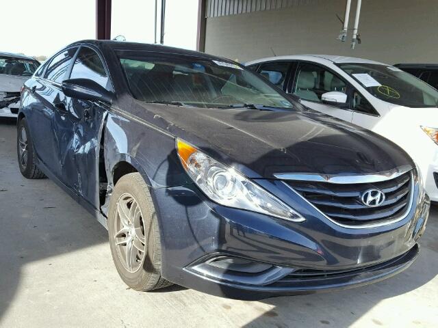 5NPEB4AC8CH483633 - 2012 HYUNDAI SONATA GLS BLUE photo 1