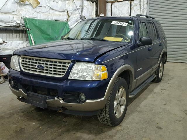 1FMZU74KX4UA55954 - 2004 FORD EXPLORER E BLUE photo 2