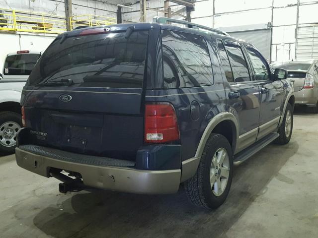 1FMZU74KX4UA55954 - 2004 FORD EXPLORER E BLUE photo 4