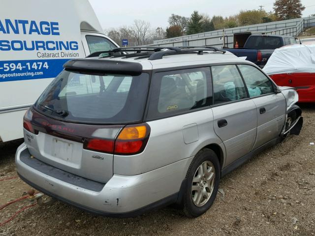 4S3BH675647615106 - 2004 SUBARU LEGACY OUT SILVER photo 4