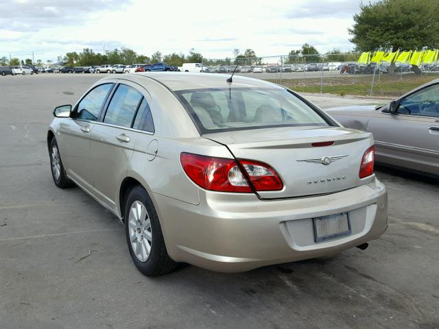 1C3LC46K27N601934 - 2007 CHRYSLER SEBRING GOLD photo 3