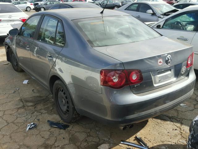 3VWJX7AJ5AM001348 - 2010 VOLKSWAGEN JETTA S GRAY photo 3