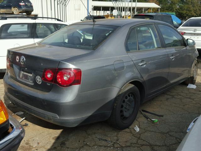 3VWJX7AJ5AM001348 - 2010 VOLKSWAGEN JETTA S GRAY photo 4